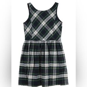 Ralph Lauren Toddler Plaid Cotton Twill Dress